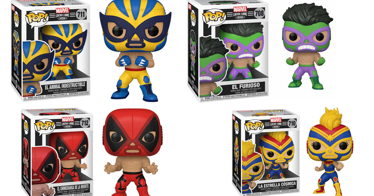 Marvel : la nouvelle collection de figurines Pop Lucha Libre Marvel de  Funko débarque enfin en boutique