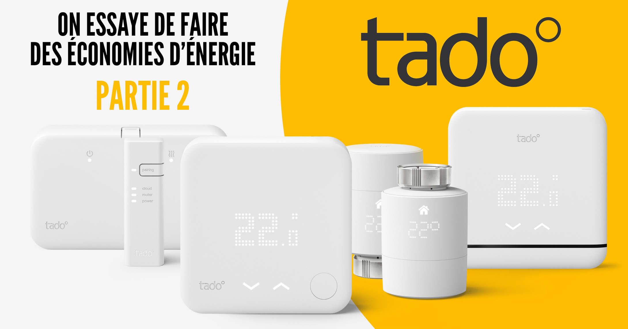 Tête thermostatique connectée connectée kit v3+ basic Tado