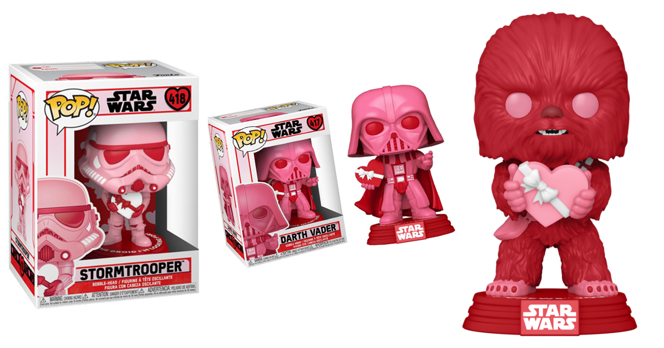 Les nouvelles figurines Funko Pop! Star Wars spéciale Saint-Valentin se  dévoilent