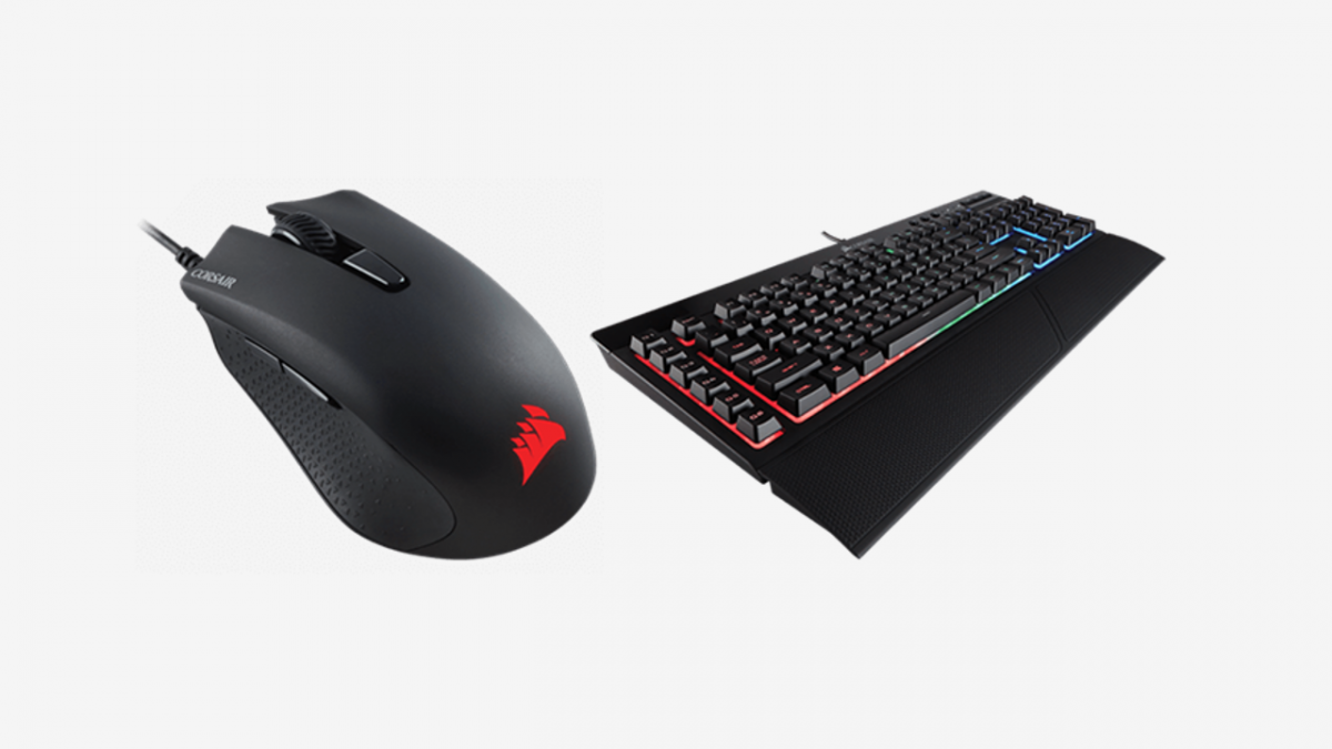 Ensemble clavier et souris Corsair Pack gaming K55 & HARPOON PRO - K55  & HARPOON PRO Pack gaming