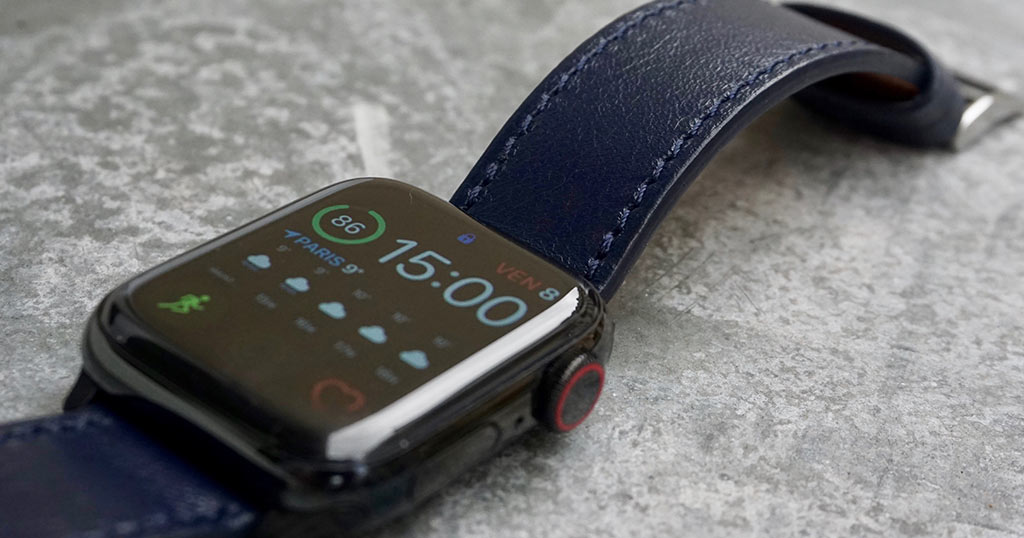 Sélection de bracelets pour Apple Watch en cuir et un milanais de qualité  et pas cher !