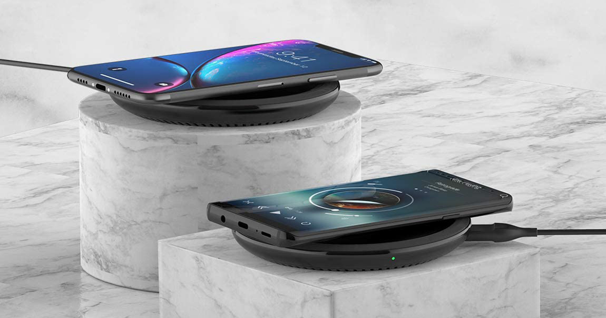 2 induction wireless chargers for the price of one, a very good plan to