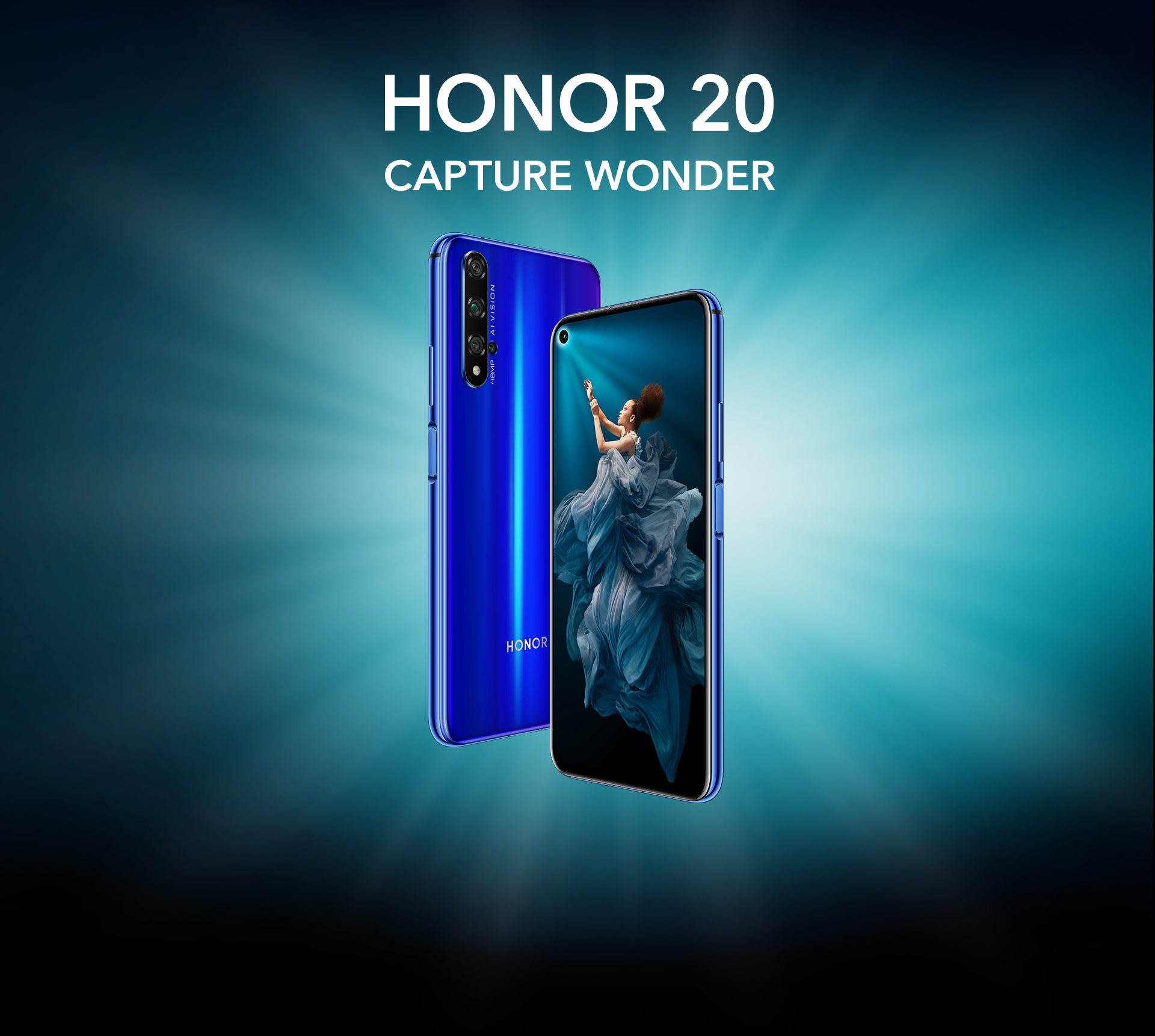 Grosse réduction sur le smartphone Honor 20 avec son étui de protection et une paire d