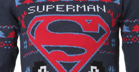 Voici le pull jacquard DC Comics Superman qu'il vous faut pour les fêtes de fin d'année