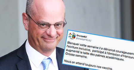 Jean-Michel Blanquer s'attaque à l'Ecriture inclusive et divise les Français