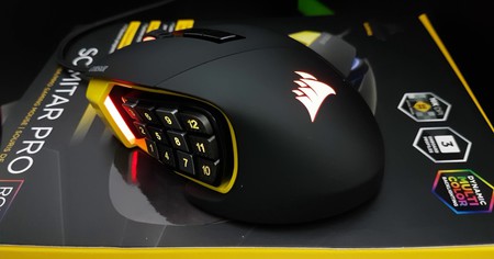 Moins de 60 euros pour la souris gaming MMO Corsair Scimitar Pro RGB