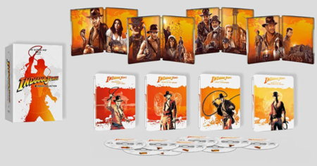 Profitez dès maintenant de cette offre exceptionnelle sur le coffret steelbook intégral Indiana Jones