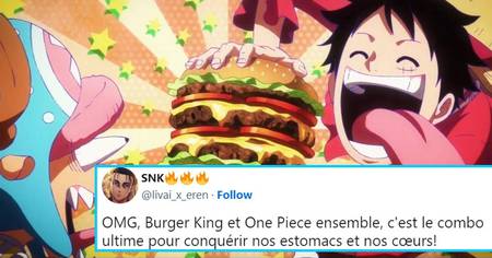 One Piece : cette collab avec Burger King rend fous les Twittos (25 Tweets)