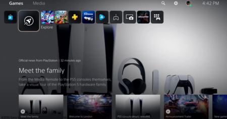 PS5 : l'interface de la console enfin dévoilée en vidéo