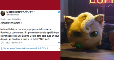 Détective Pikachu : les internautes toujours surpris par le design de Rondoudou