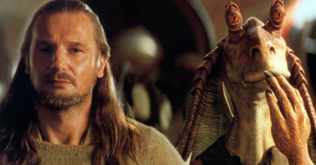 Star Wars : Liam Neeson évoque La Menace Fantôme et défend l'interprète de Jar Jar Binks