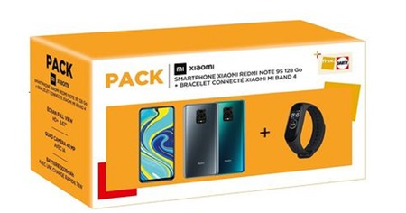 Offrez-vous à moins de 200 € ce pack Xiaomi redmi Note 9S + Mi Band 4