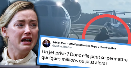 Procès Johnny Depp : Amber Heard financièrement au plus mal prend un jet privé, les internautes la détruisent