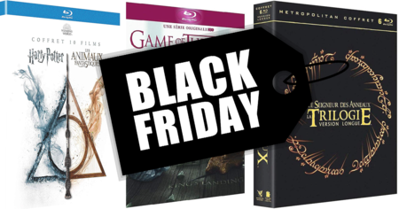 Black Friday : Harry Potter, Le Seigneur des Anneaux, Game of Thrones, Détective Pikachu, -40% sur une vaste sélection de Blu-Ray/DVD