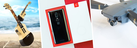 Bons plans du jour : OnePlus 6, ukulélé connecté, DJI Mavic 2 Pro en promotion