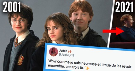 Harry Potter : cette première image du trio pour l'épisode spécial retrouvailles fait fondre les fans