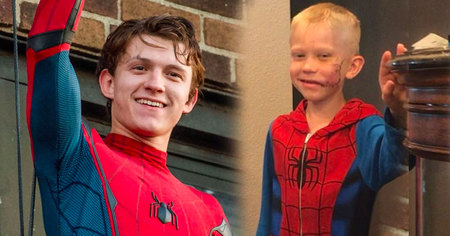 Spider-Man : l'énorme privilège offert par Tom Holland au petit garçon qui s'est fait mordre par un chien