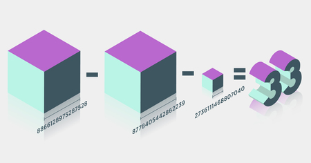 Le problème des trois cubes finalement résolu après plus d'un million d'heures de calcul