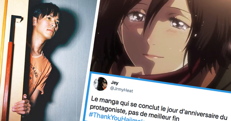 L'Attaque des Titans : le manga terminé par Hajime Isayama, les internautes lui rendent hommage