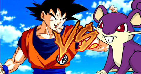 Dragon Ball vs Pokémon : l'insolite combat entre Goku et Rattata imaginé dans les détails