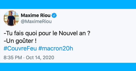 Top tweets : les internautes réagissent au couvre-feu annoncé par Macron pour faire face au COVID