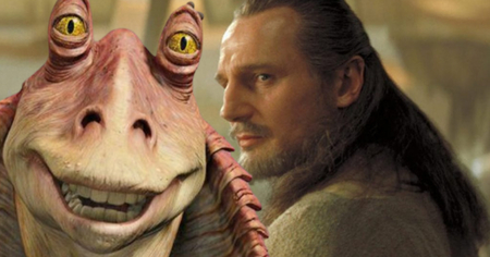 Star Wars : Liam Neeson défend Jar Jar Binks et son interprète