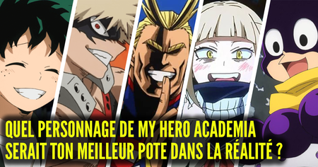 Test de personnalité : quel personnage de My Hero Academia serait ton meilleur pote dans la réalité ?