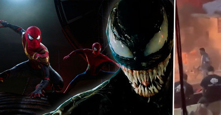 Venom 3 : vidéo de tournage volée, cette connexion avec Spider-Man No Way Home fuite