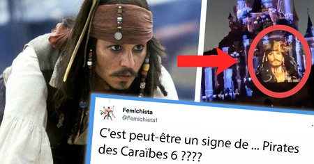 Disneyland Paris projette l'image de Johnny Depp en Jack Sparrow sur le château, la scène fait polémique