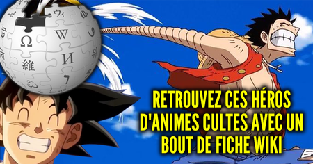 Quizz anime : retrouvez ces héros d'animes cultes avec uniquement un bout de fiche Wikipédia