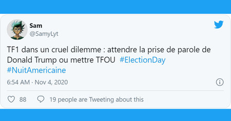 Top Tweets : les internautes commentent l'élection américaine !