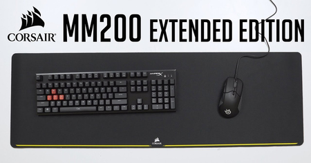 Jolie promo sur le tapis de souris gaming XXL Corsair Gaming MM200 Extended