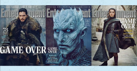 Le casting de Game of Thrones se paye 16 couvertures du magazine Entertainment Weekly