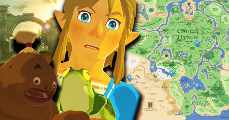 Zelda : il crée un magnifique Google Maps pour Zelda Breath of the Wild