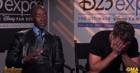 Avengers Endgame : Don Cheadle refuse de promouvoir le film avec Mark Ruffalo, le spoiler sur pattes