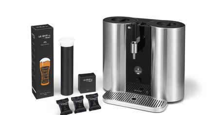 LG lance la HomeBrew, la machine Nespresso pour brasser votre bière à la maison !