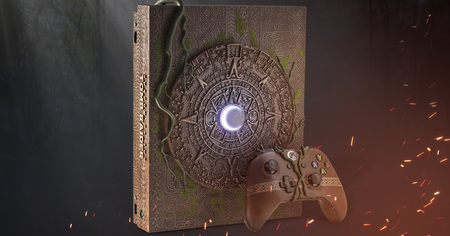 Cette sublime Xbox One X collector de Shadow of the Tomb Raider est unique au monde et aux enchères sur eBay... à 7600$