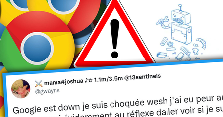 Google est tombé en panne, tout internet est en panique