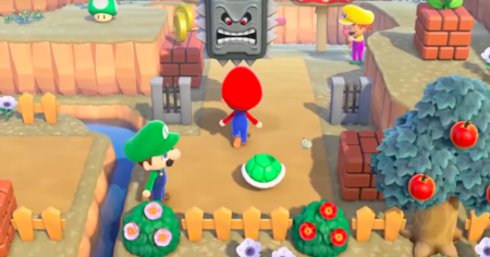 Animal Crossing New Horizon : l'île de Super Mario fait de plus en plus rêver