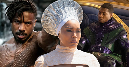 Marvel : Michael B. Jordan (Killmonger) et Jonathan Majors (Kang) rendent hommage en direct à Angela Bassett après son échec aux Oscars 2023