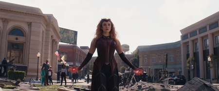 WandaVision : un vibrant hommage à Vision est dissimulé sur le costume de Scarlet Witch