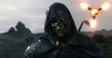 Death Stranding : un nouveau trailer lève le voile sur l'homme au masque d'or (Troy Baker) et un lion alien