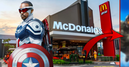 Captain America 4 : McDonald's fait fuiter le costume du Faucon