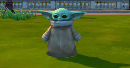 Baby Yoda débarque dans les Sims 4 !