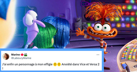 Vice Versa 2 : les internautes conquis par Anxiété, la nouvelle émotion (17 tweets)