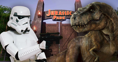 Star Wars existe dans l'univers de Jurassic Park