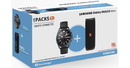 35 % de réduction sur ce Pack 2 en 1 Samsung Galaxy Watch 3 + Enceinte JBL Flip 5