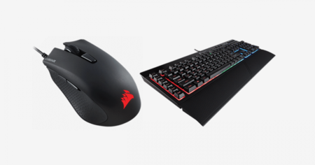 Pack gaming Corsair : moins de 60 euros pour le clavier et la souris