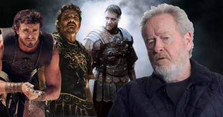 Gladiator 2 : Ridley Scott s'exprime sur l'absence de Russell Crowe