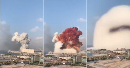 Beyrouth : voici pourquoi l'explosion survenue au Liban avait une forme de champignon